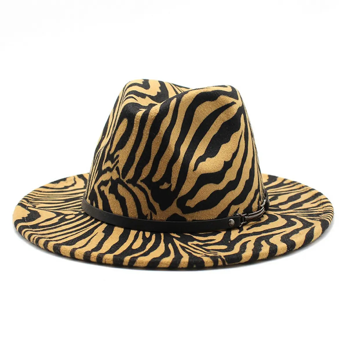 Felt Tiger Print Hat