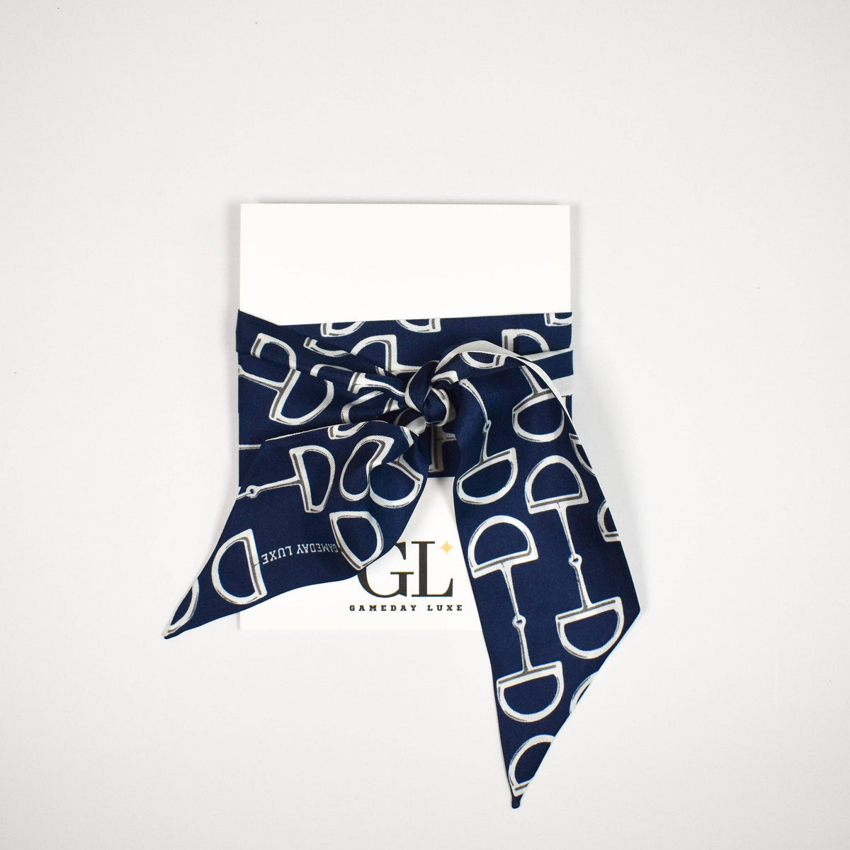 The Gameday Signature Scarf- Navy And White