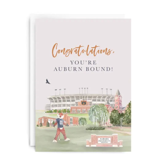 Auburn Bound Greeting Card