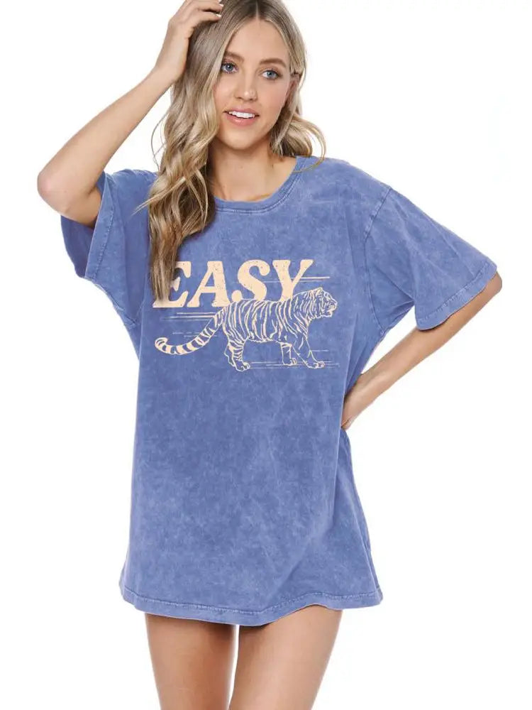EASY TIGER VINTAGE GRAPHIC WASHED TEE