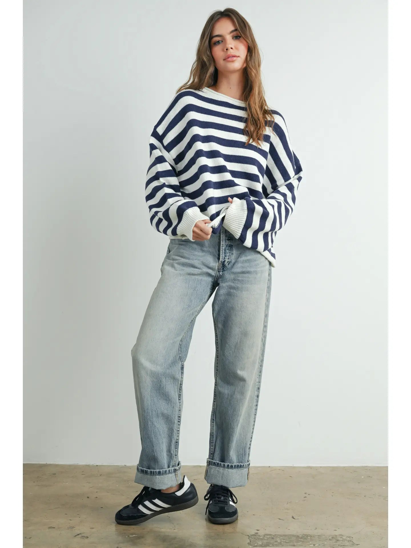 Relaxed Striped Sweater