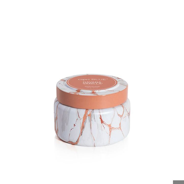 HAVANA VANILLA MARBLE TRAVEL TIN 8.5 OZ
