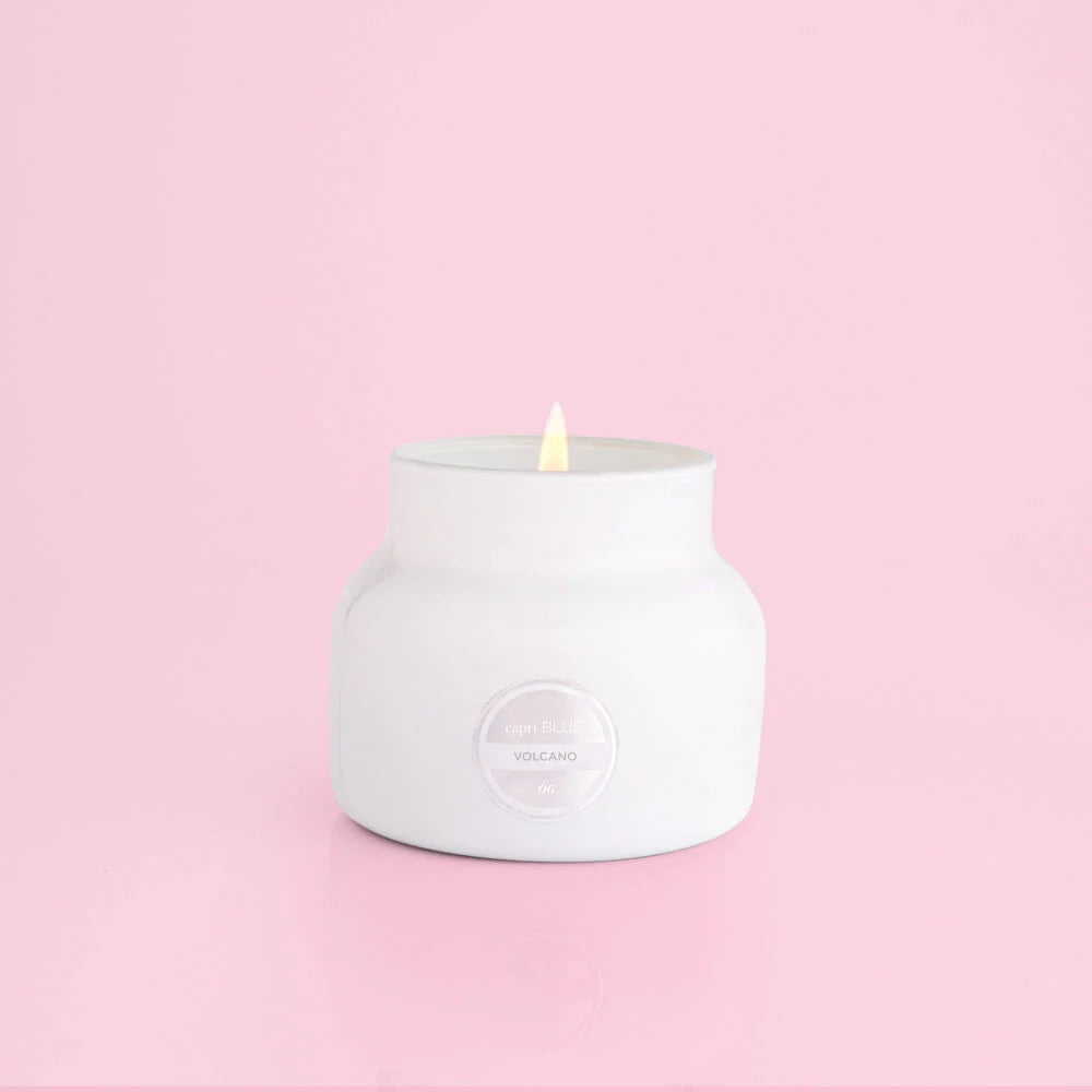Volcano White Petite Jar 8 oz