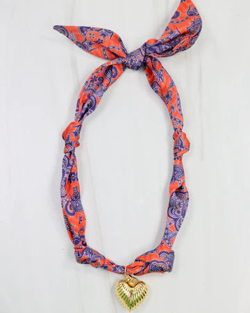 Serafina Scarf Charm Necklace
