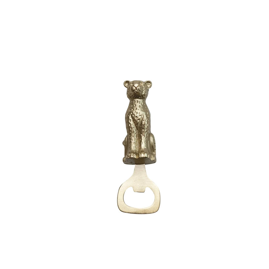 Cheetah Shaped Bottle Opener