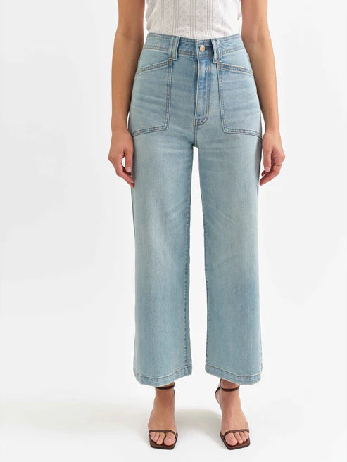Valley Girl High Rise Crop Flare Bootcut Jean