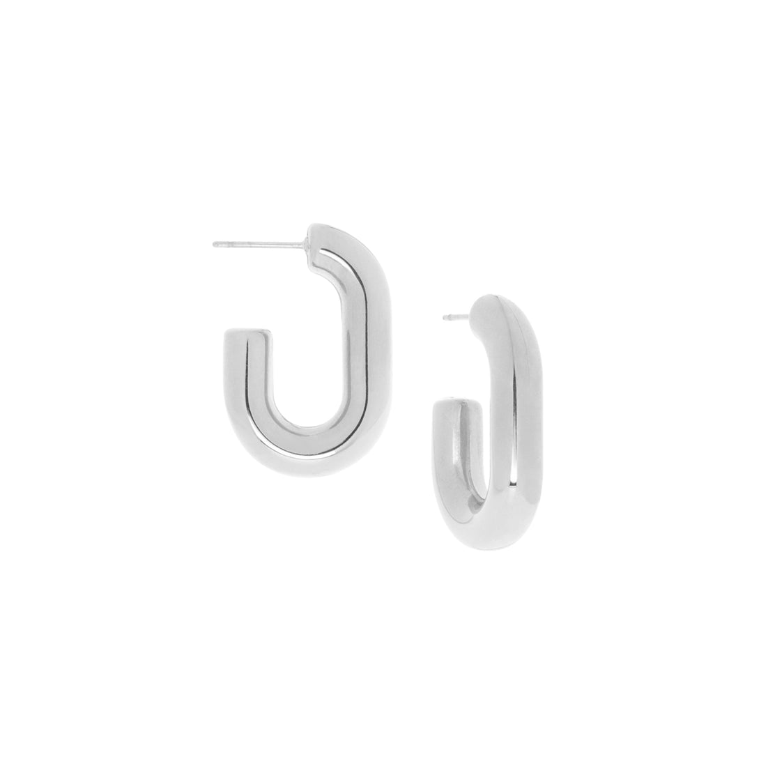 Hollow Oval Post Hoop