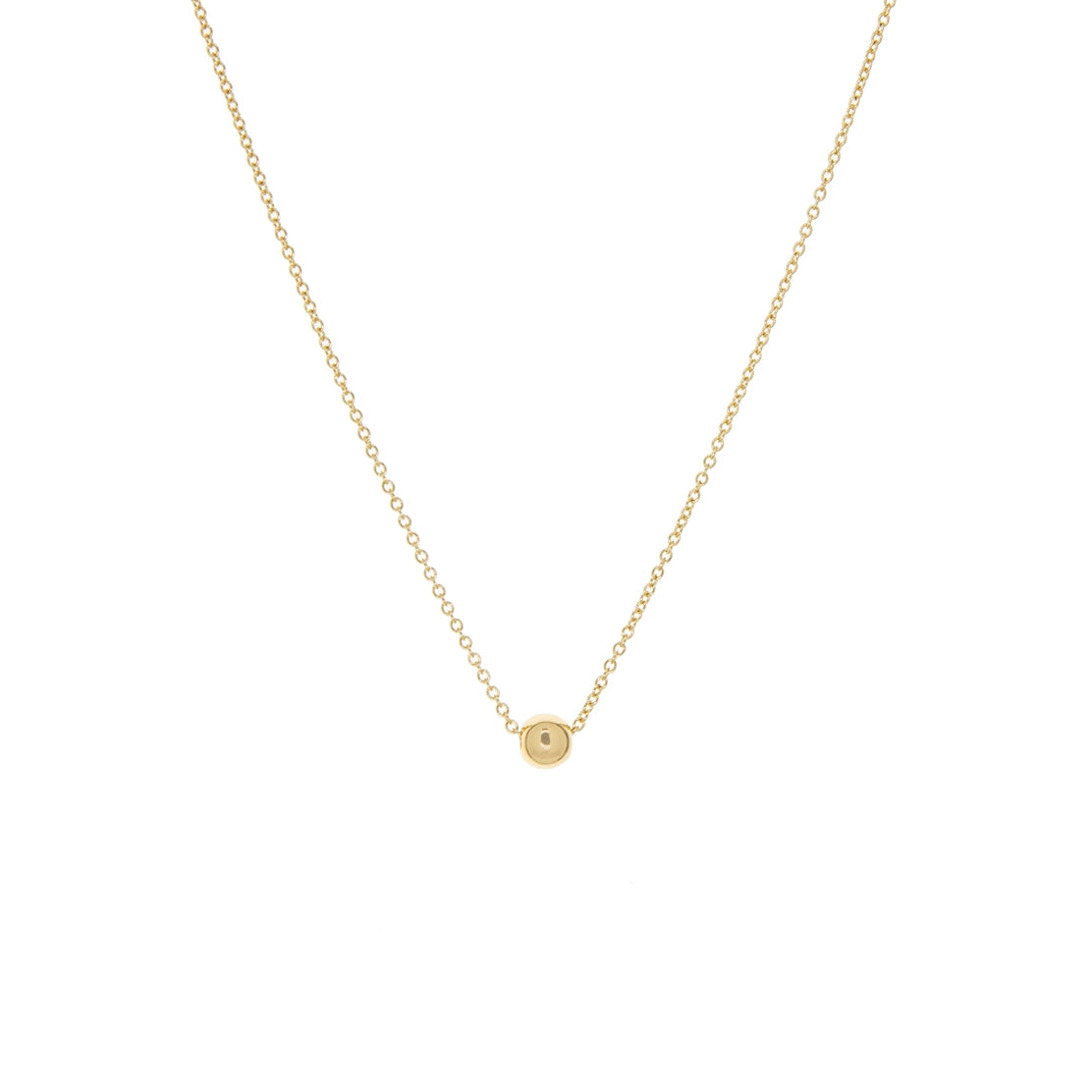 6mm Sliding Ball Charm Necklace