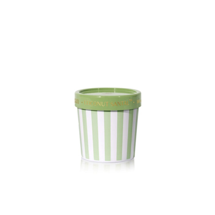 Coconut Santal Caffe Capri Gelato Cup Candle 6.5 oz