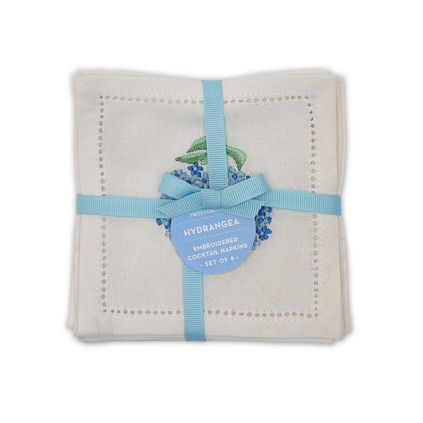 Hydrangea Cocktail Napkins