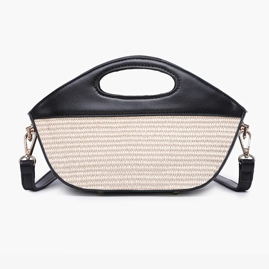 Cece Shaped Straw Bucket Bag