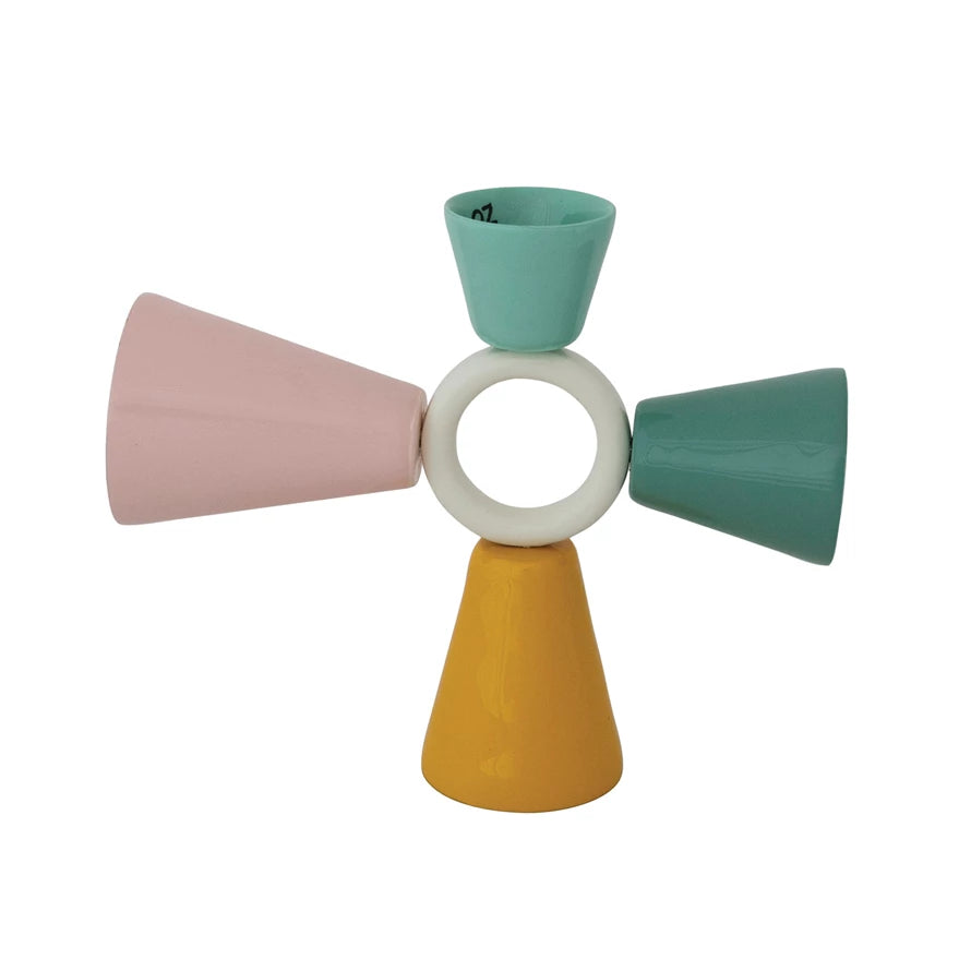 Enamel Metal 4 Way Jigger