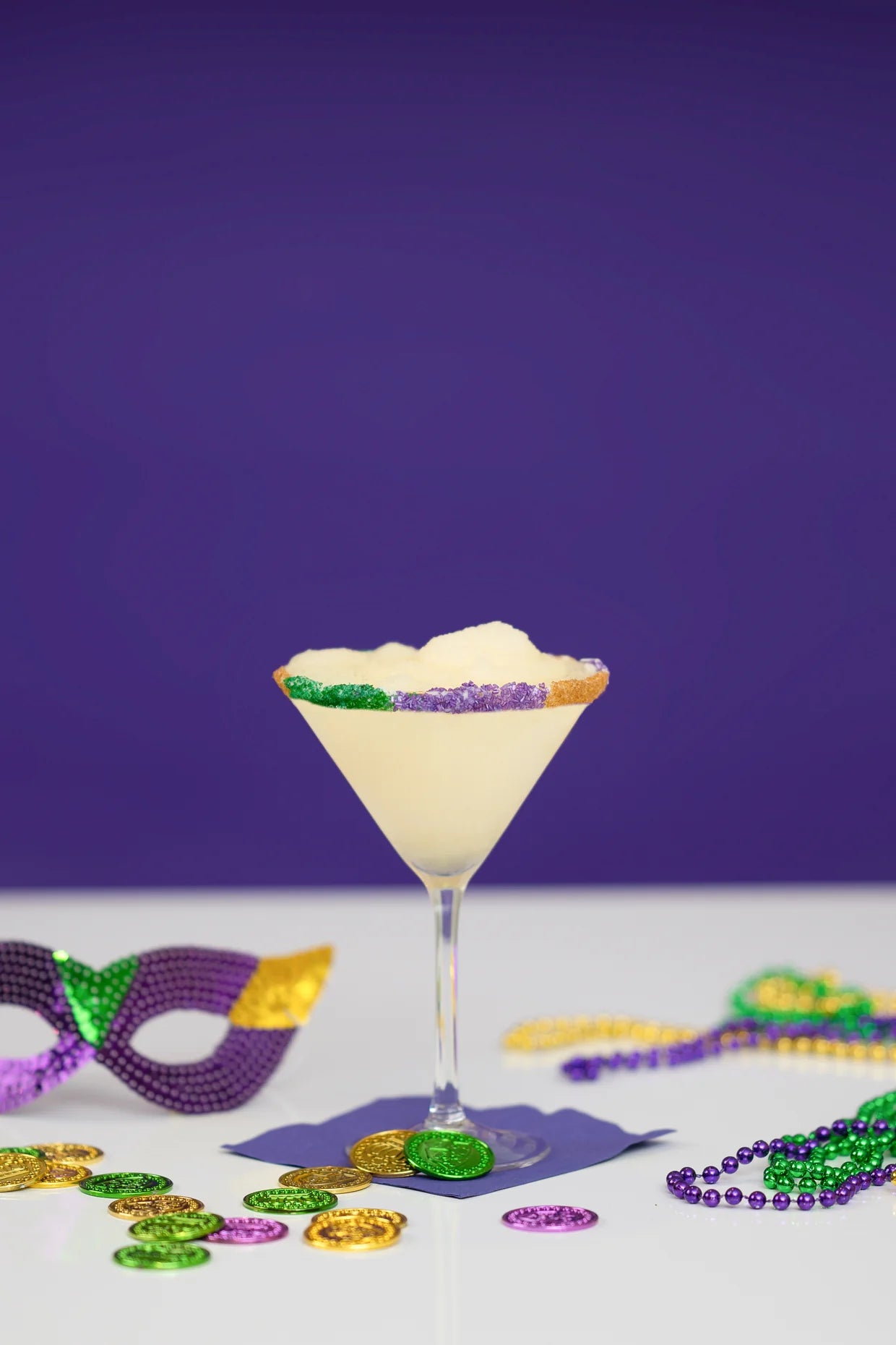 Mardi Gras King Cake Martini