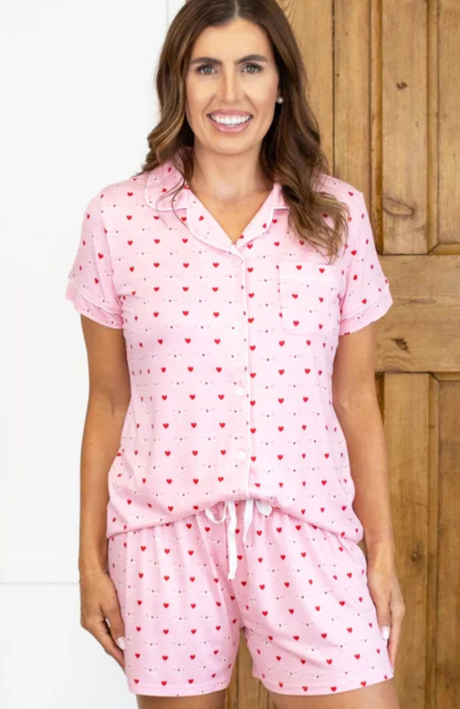 Tickled Pink Sleep Shorts