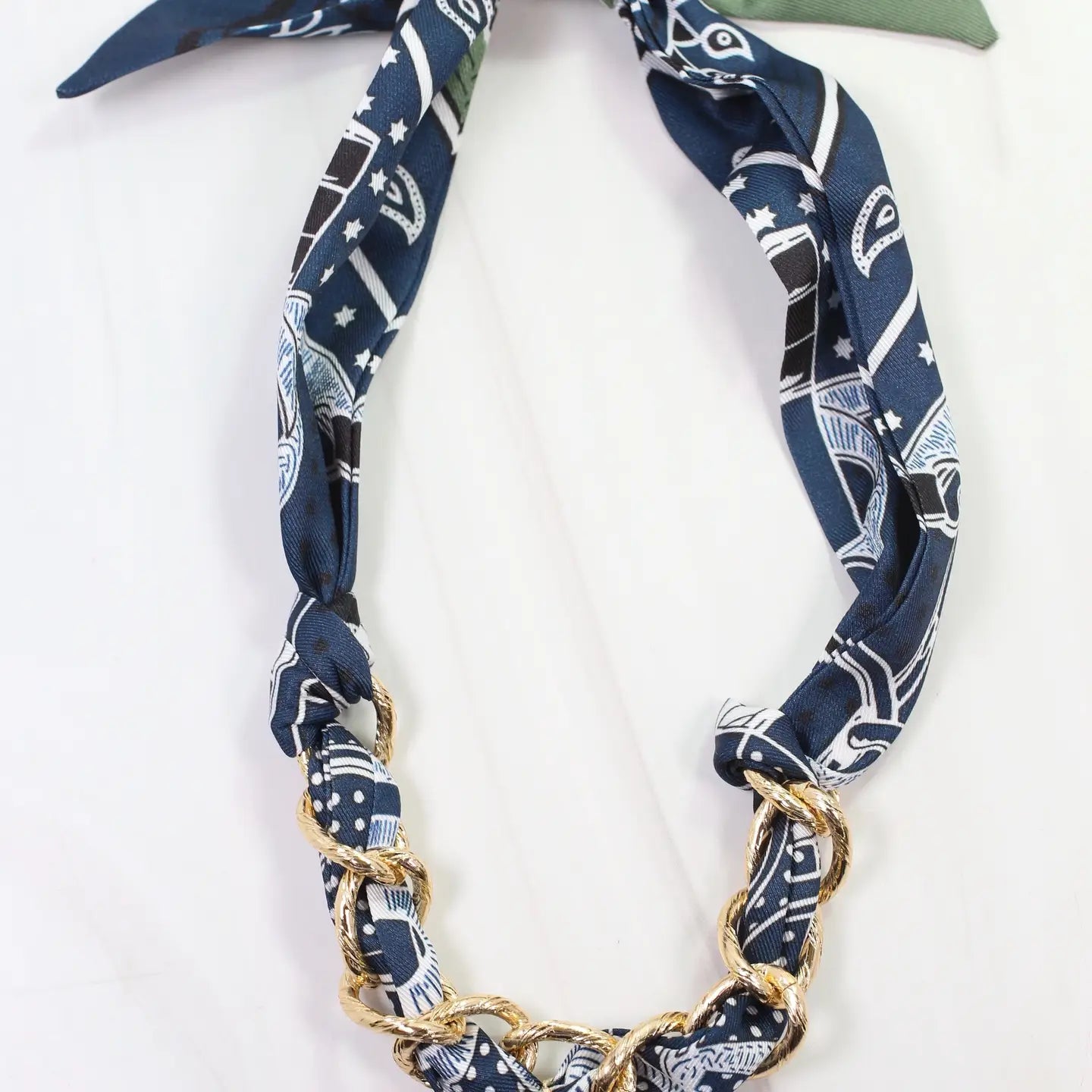 Santee Scarf Charm Necklace