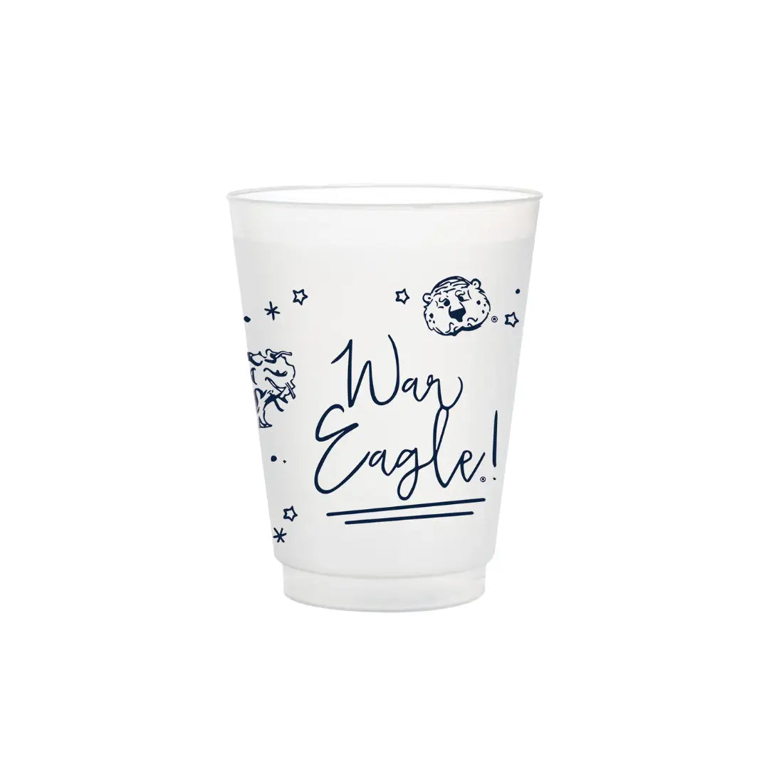 Auburn Frosted Party Cup Pack