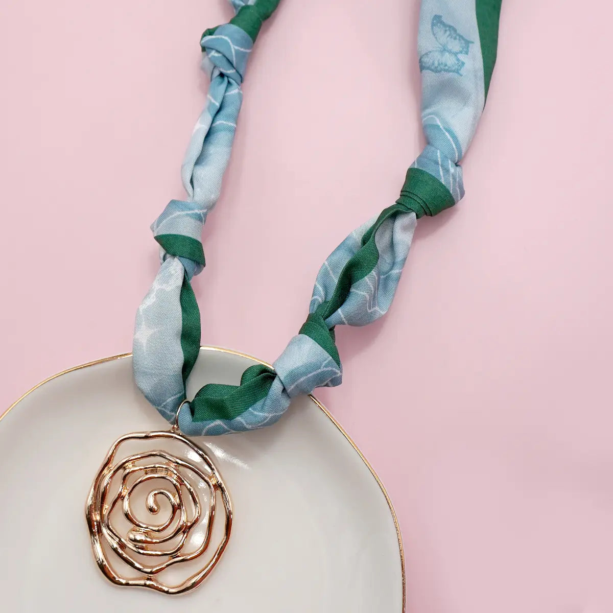Scarf Charm Necklace