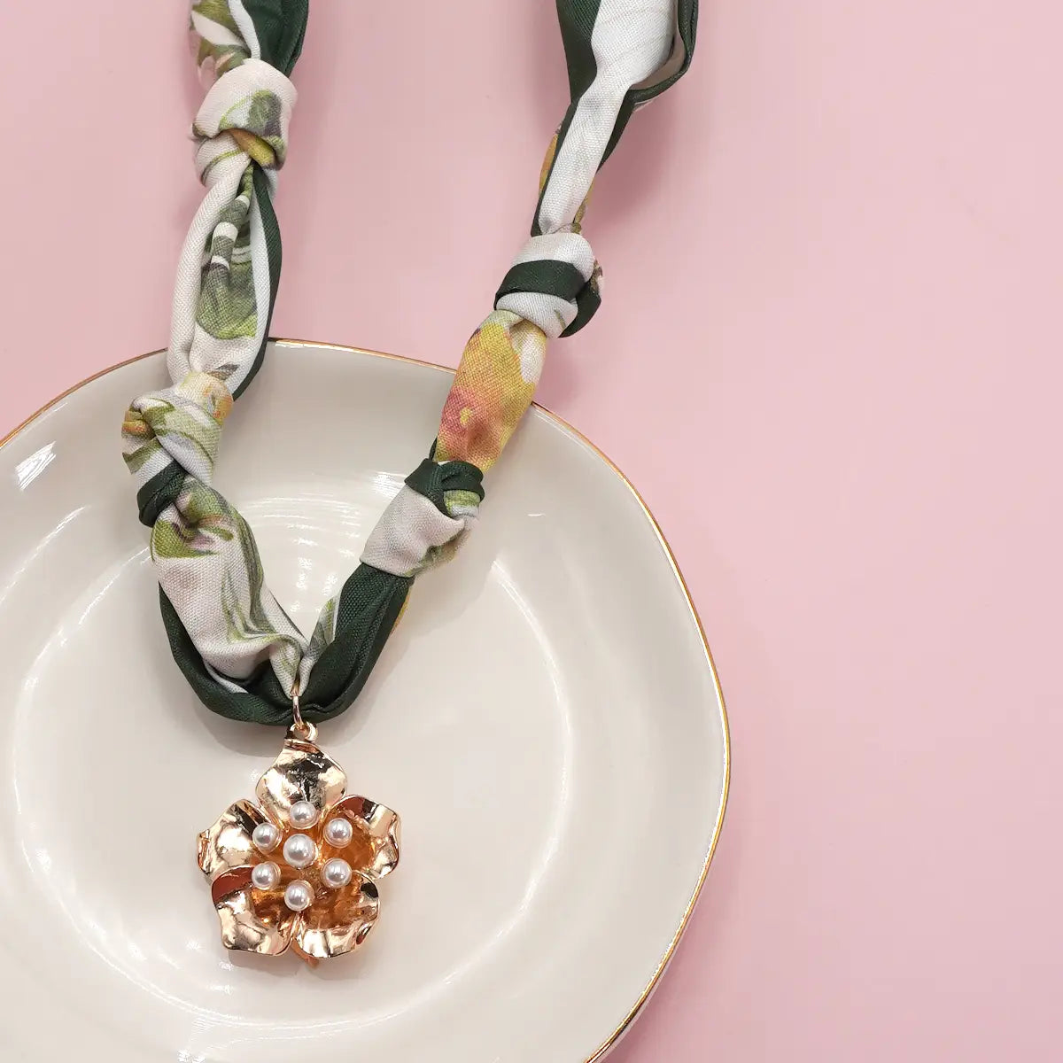 Scarf Charm Necklace
