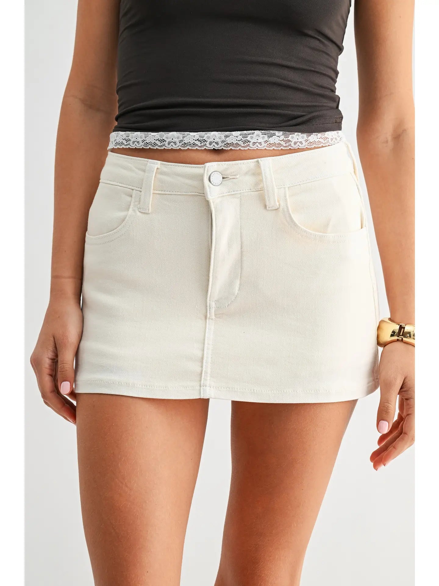 Denim Skort
