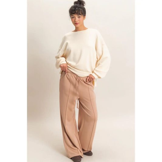 Oversized Crew Neck Top