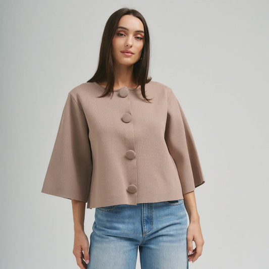 Button Sweater Cardigan