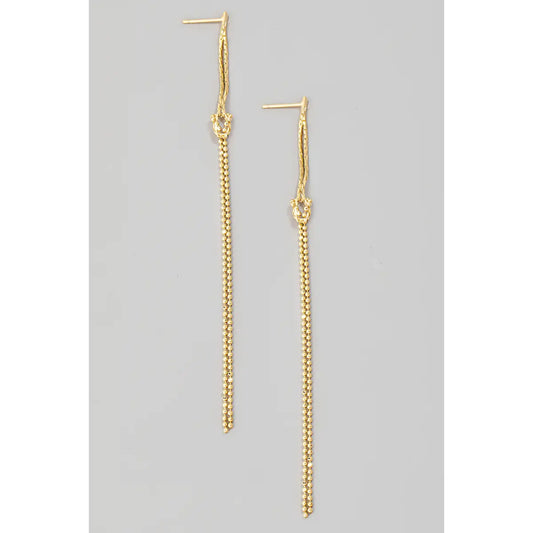 DAINTY CHAIN EARRING