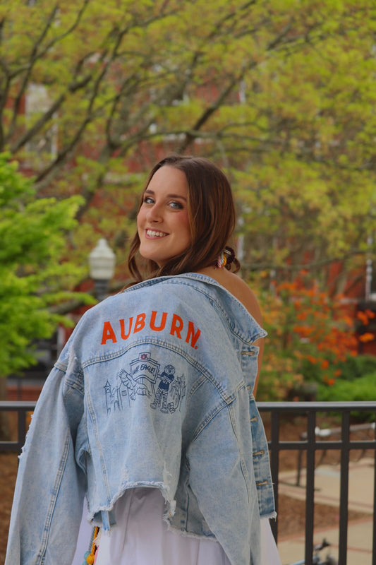 AUBURN CAMPUS CLASSIC DENIM JACKET