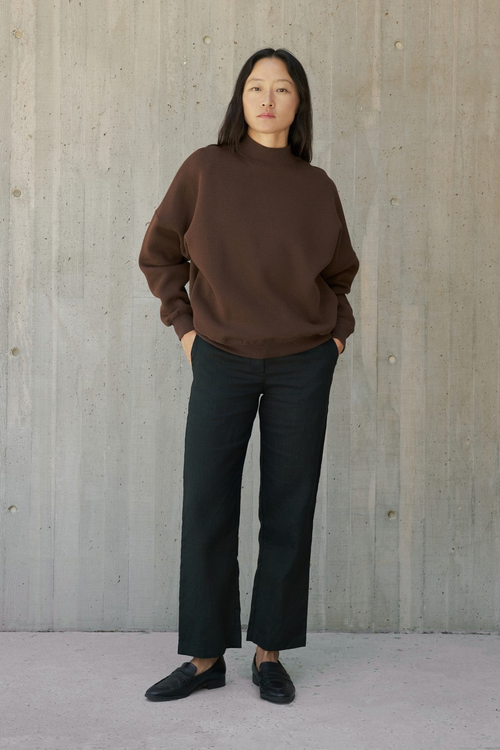 MOCK NECK SWEATER