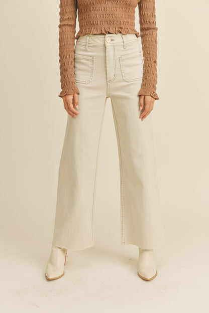 Front Pocket Straight Leg Pants