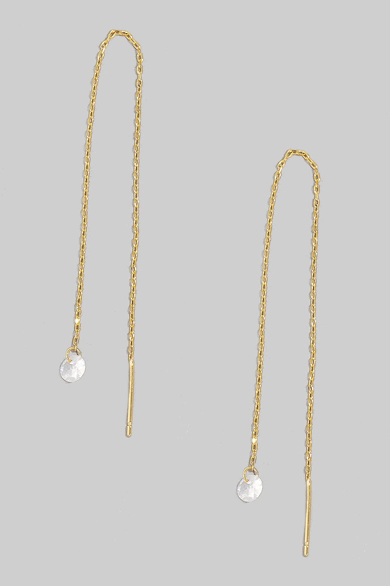 Gem Threader Earrings
