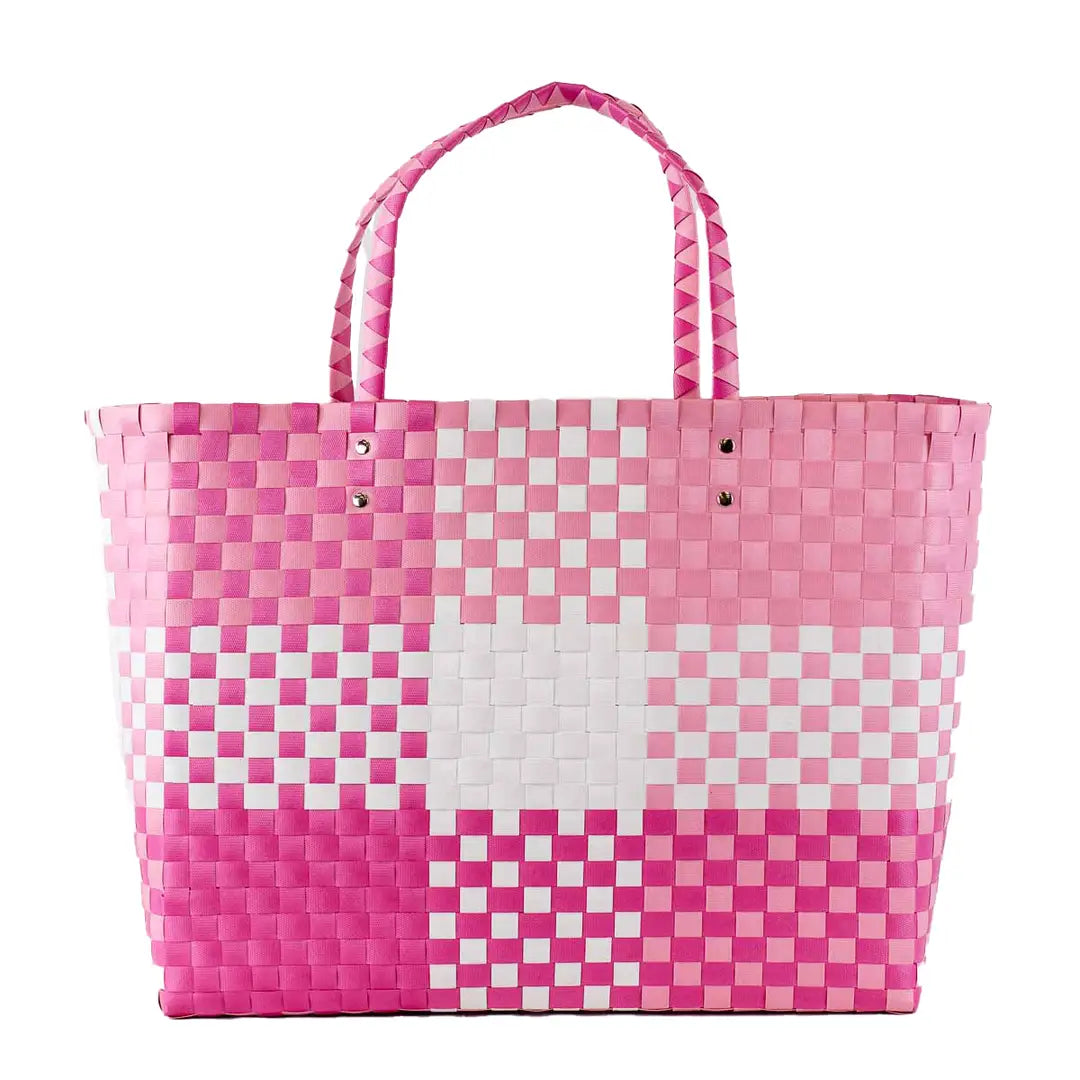WOVEN BEACH TOTE