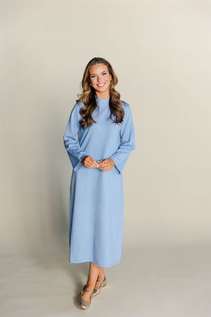 Mock Neck Sweater Dress
