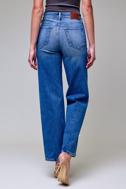 Ella High Rise Straight Jeans