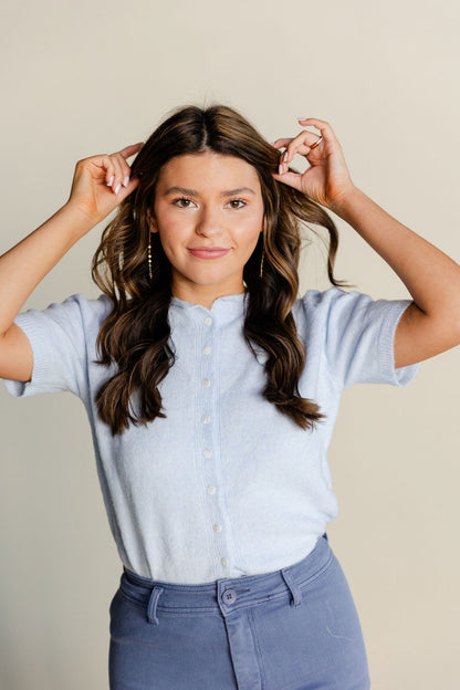 Short Sleeve Light Weight Cardigan