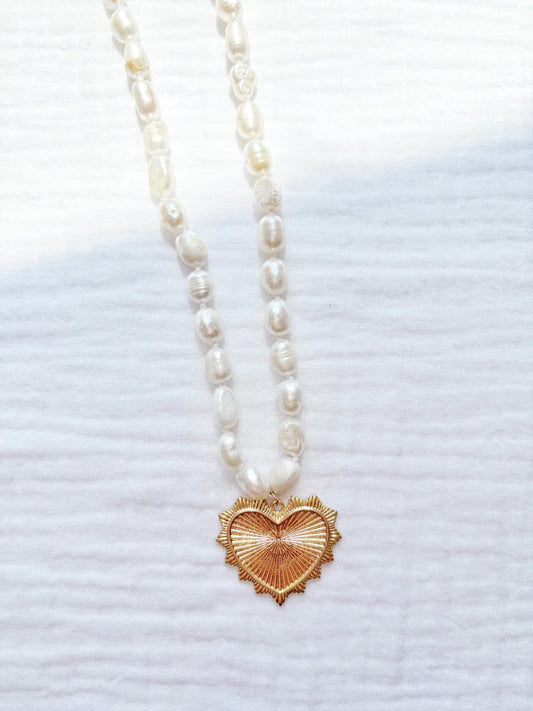 Spring Babe Pearl Beaded Necklace