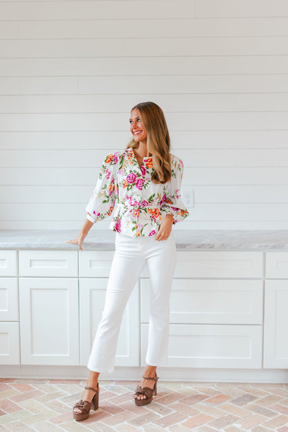 SHY GIRL HIGH RISE CROP FLARE