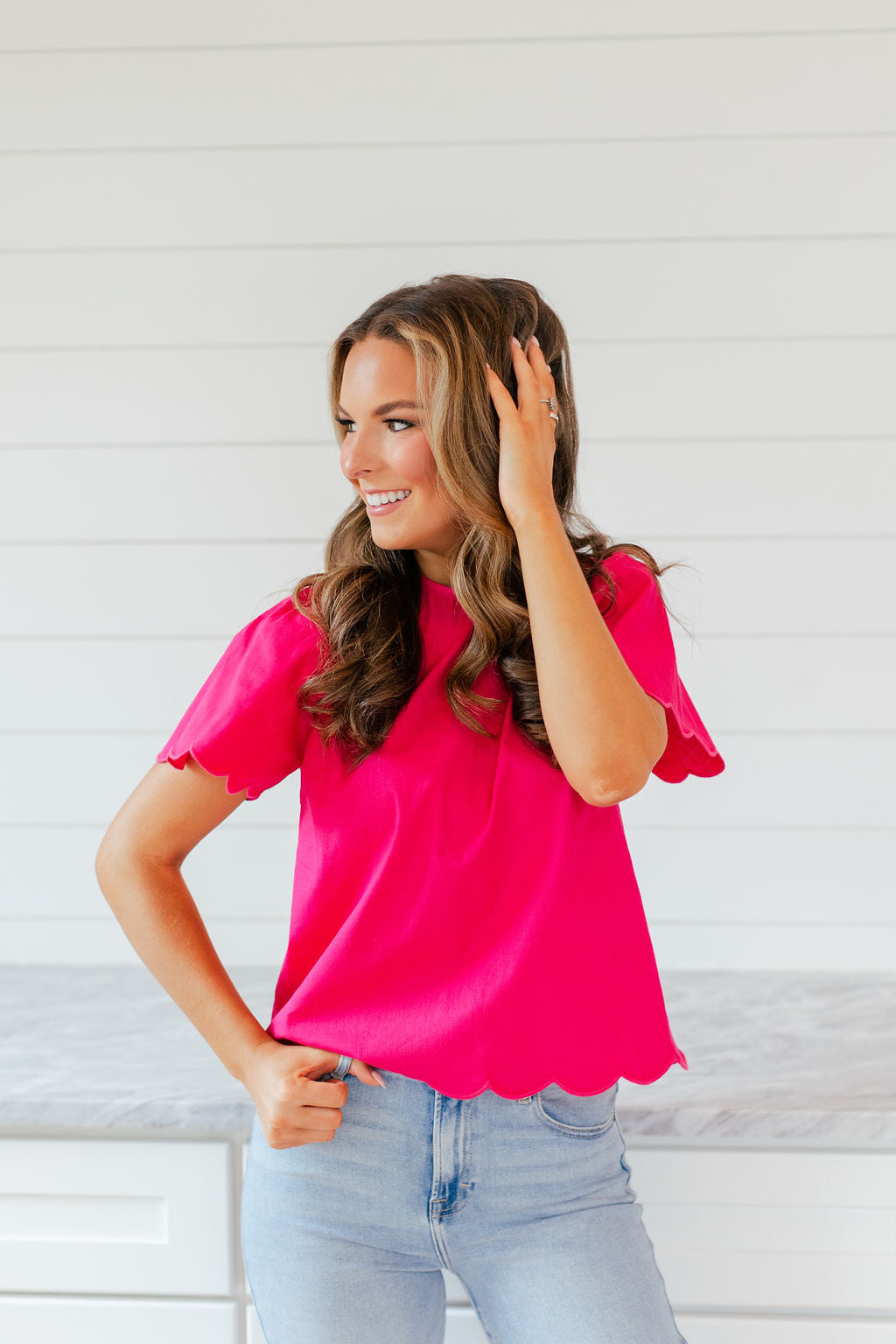 Flutter Sleeve Top