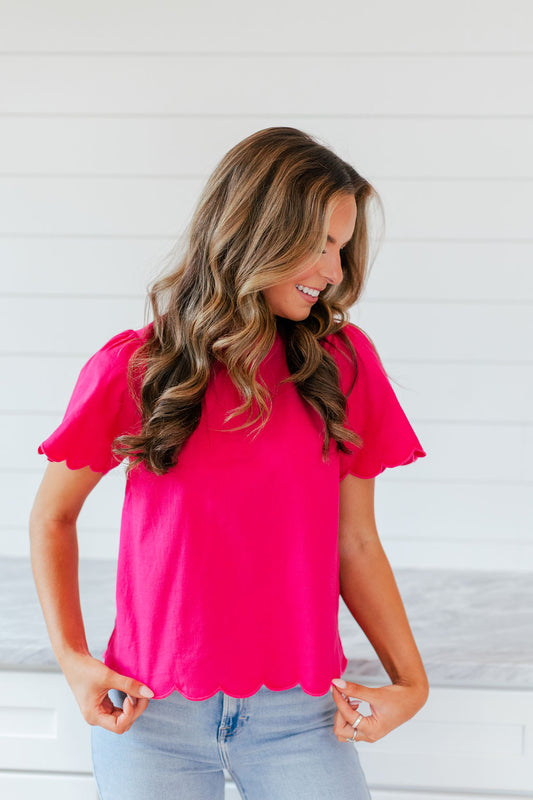 Flutter Sleeve Top