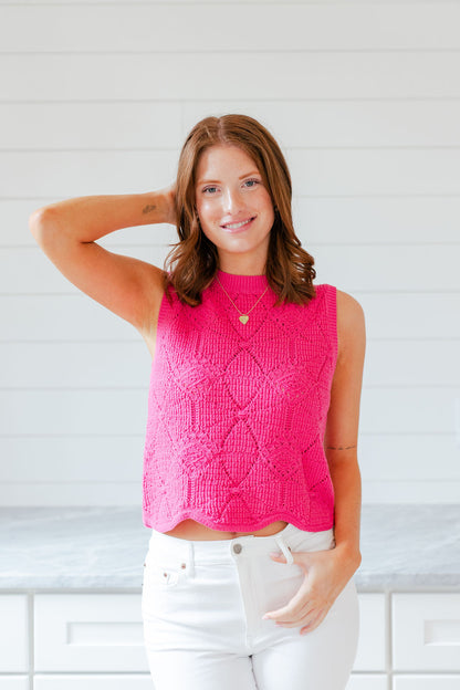 Diamond Sleeveless Sweater