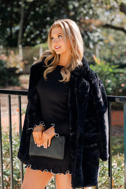 Long Faux Fur Coat