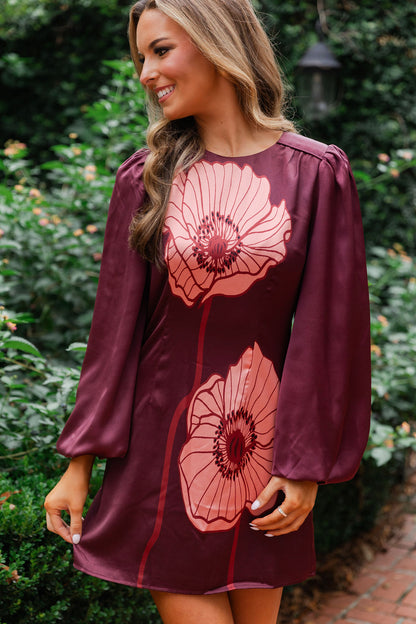 Juno Poppy Mini Dress