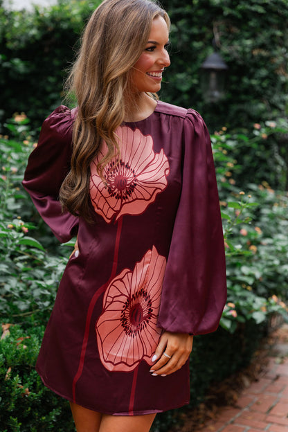 Juno Poppy Mini Dress