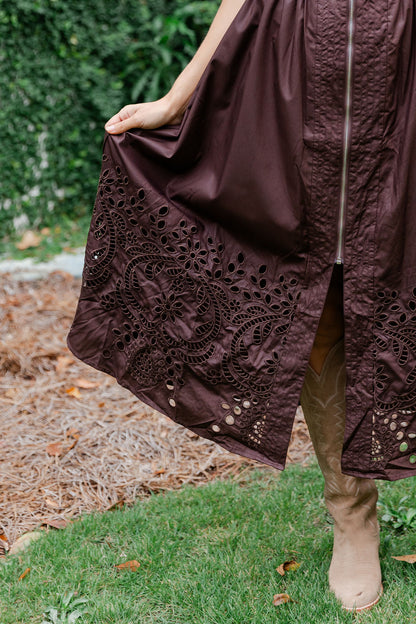 Puff Sleeve Midi Dress