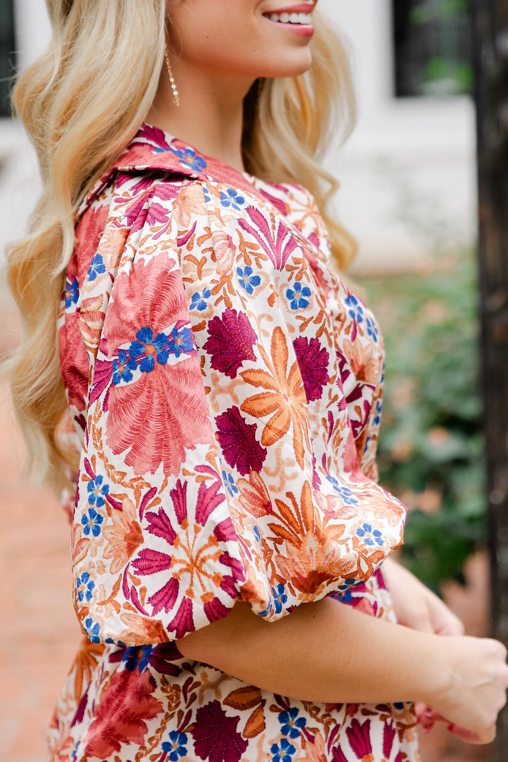 Nina Floral Balloon Dress