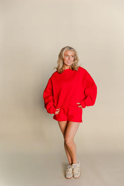 Drop Shoulder Soft Sweatshirt