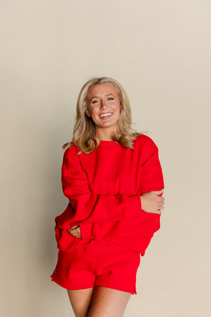 Drop Shoulder Soft Sweatshirt