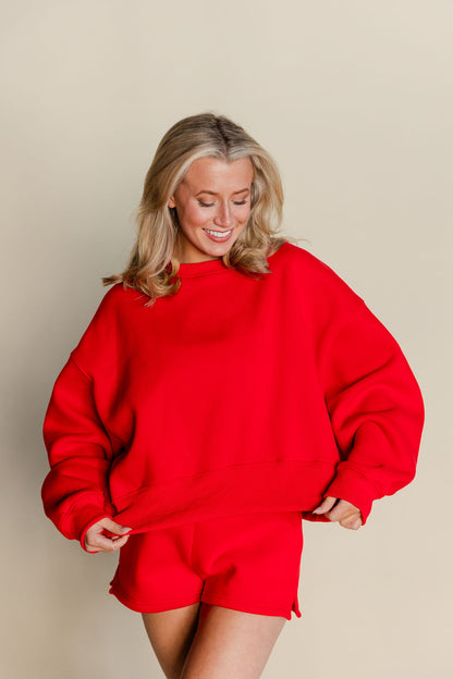 Drop Shoulder Soft Sweatshirt