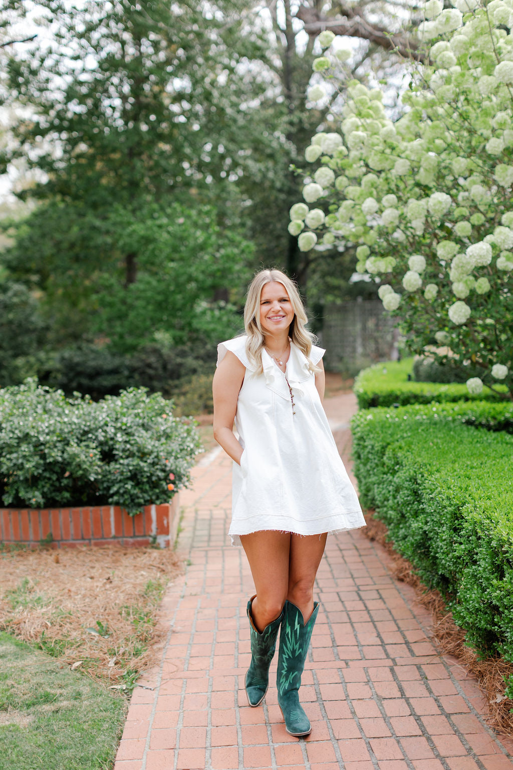 Ruffled Collar Dress