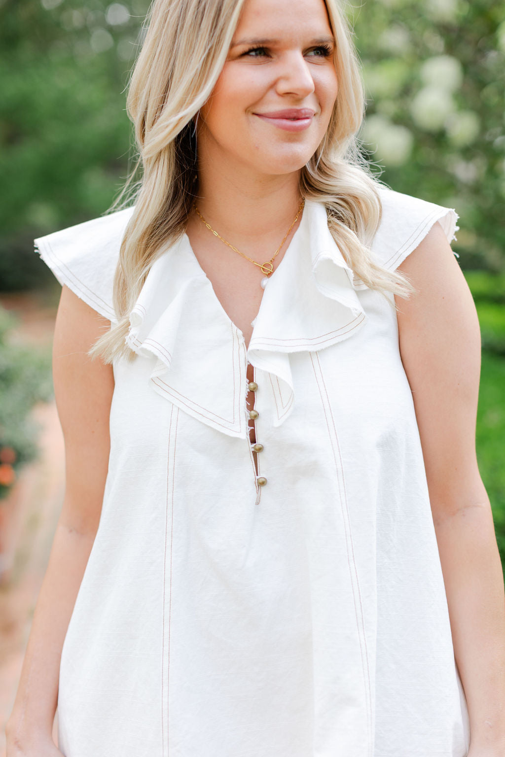 Ruffled Collar Dress