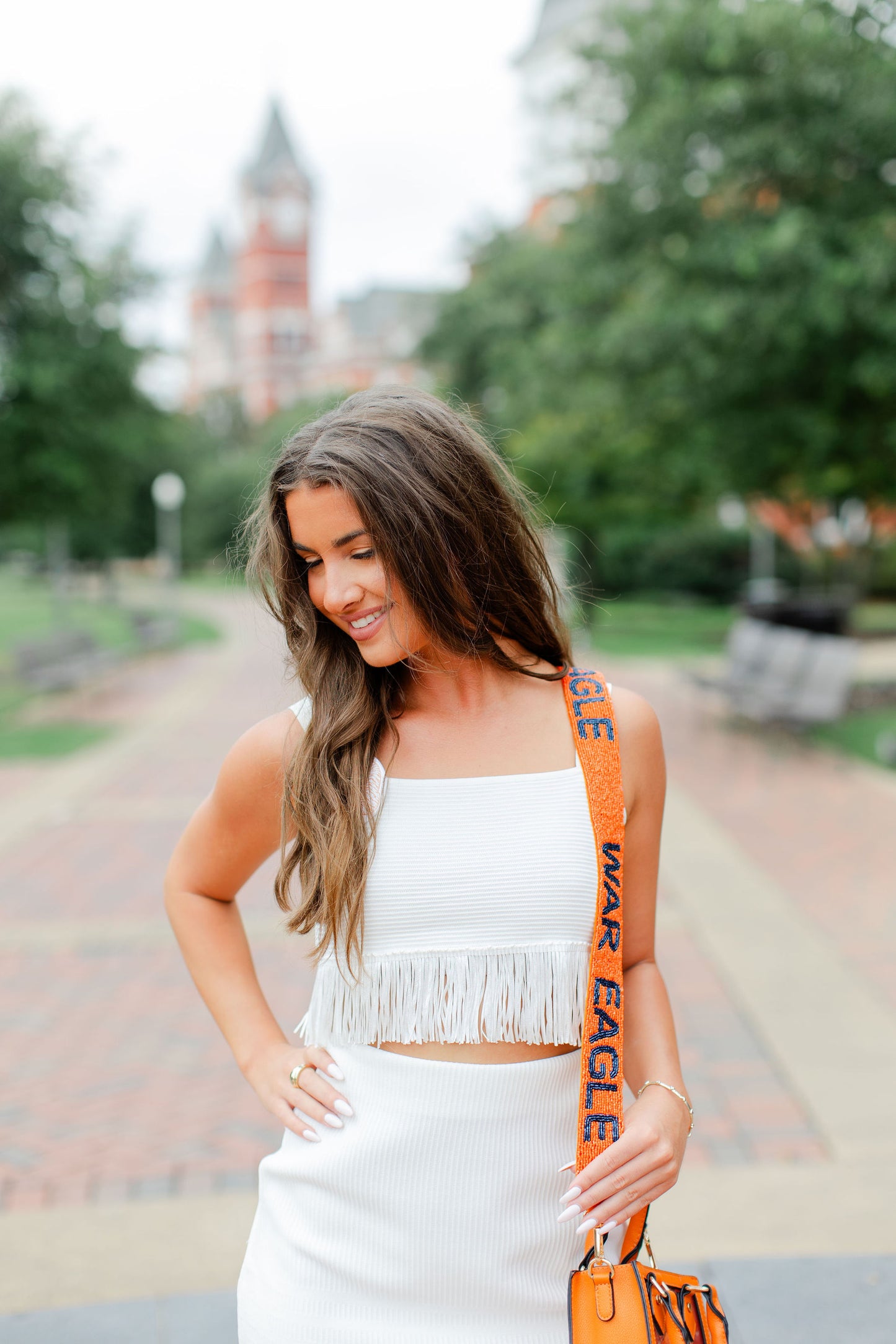 Fringed Seamless Crop Top and Skirt Set